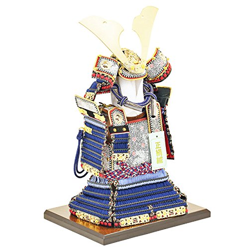 Amazon | 五月人形 甲冑 鎧5号 奉納鎧 天勢 正絹紺糸縅 お手入れセット